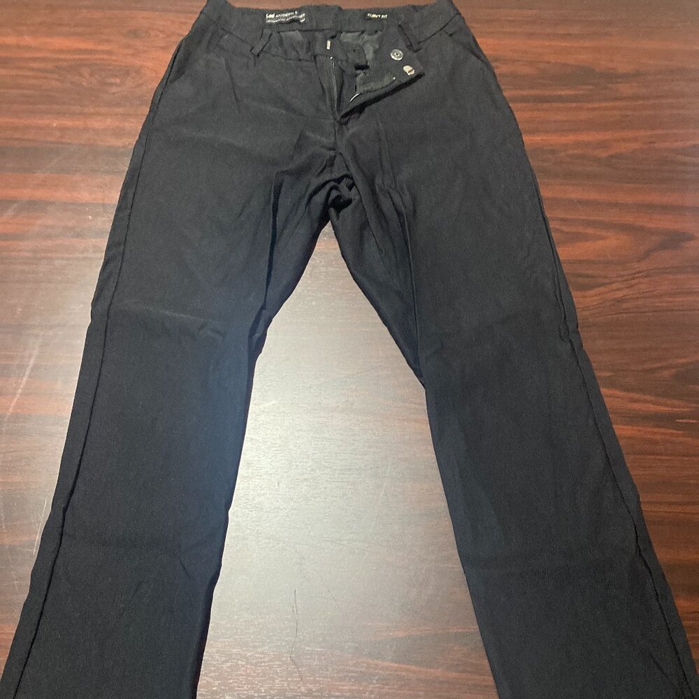 Black Womans Lee Modern Series Pants Size Unknown.